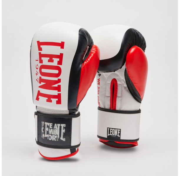 Leone - LOGO WACS BOXING GLOVES GN333 / WHITE