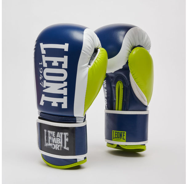 Leone - LOGO WACS BOXING GLOVES GN333 / BLUE