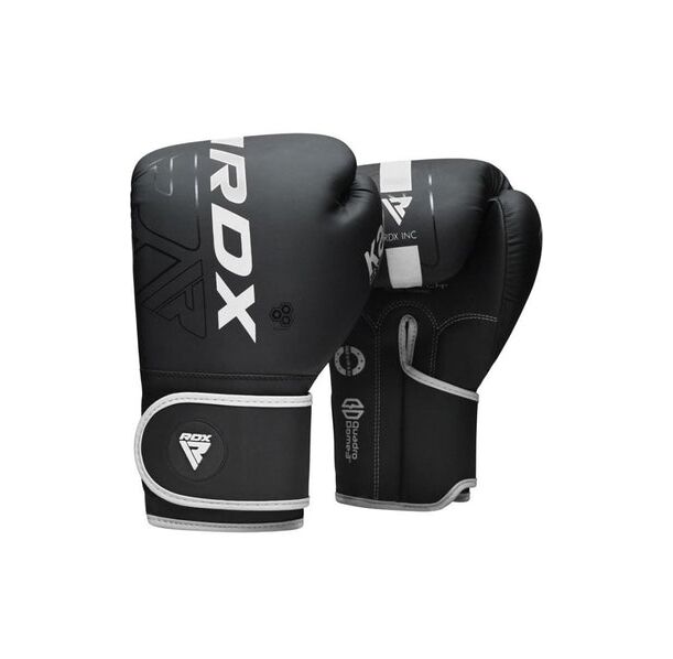 Боксови ръкавици - RDX F6 Kara Boxing Training Gloves Black/White - BGR-F6WH