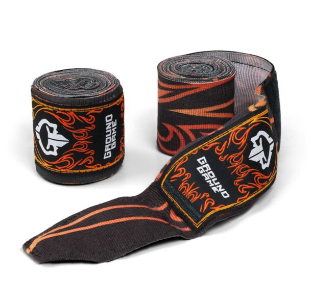 Бинтове - Ground Game - HAND WRAPS 4 M Flames