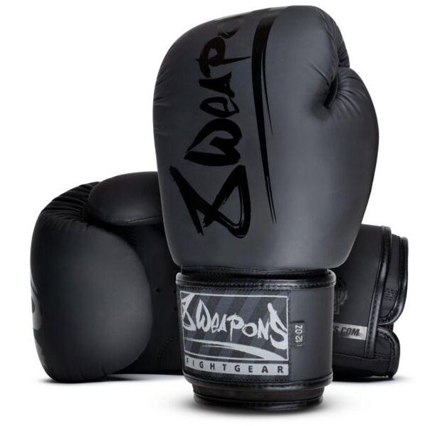 Боксови ръкавици - 8 WEAPONS - Unlimited 2.0 Boxing Gloves - Black/Black
