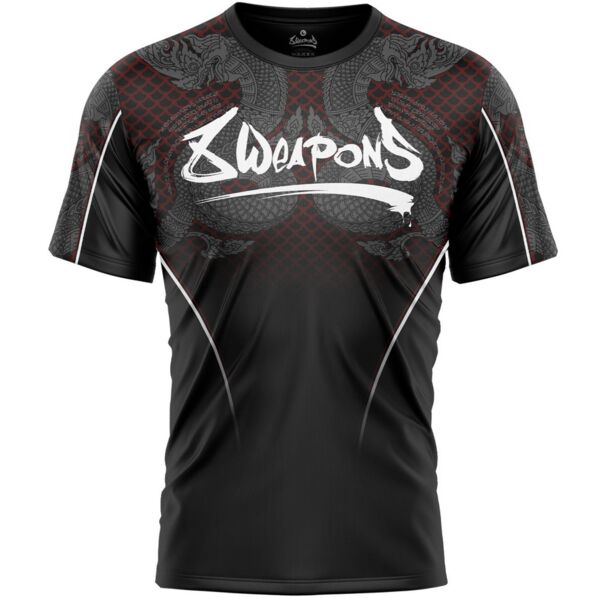 Тениска - 8 WEAPONS - Naga Yant Functional Shirt - Black/Red