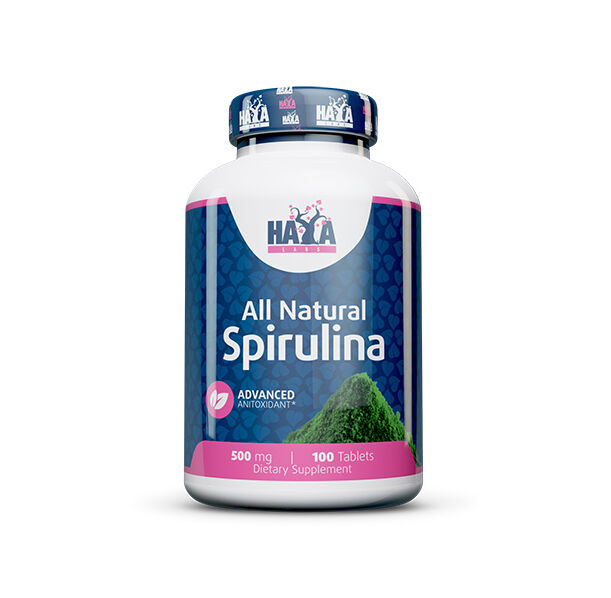 HAYA LABS All Natural Spirulina 500 mg / 100 Tabs