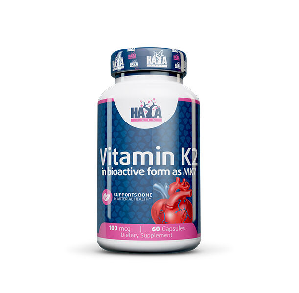 HAYA LABS Vitamin K2-Mk7 100 mcg / 60 Caps
