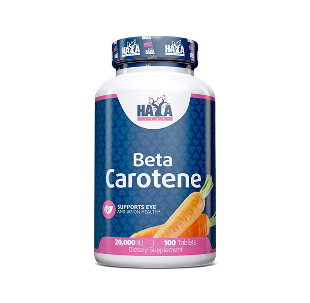 HAYA LABS Natural Beta Carotene 20000 IU / 100 Tabs
