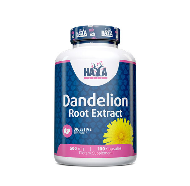 HAYA LABS Dandelion Root Extract (2% Flavonoids)  500 mg / 100 Caps