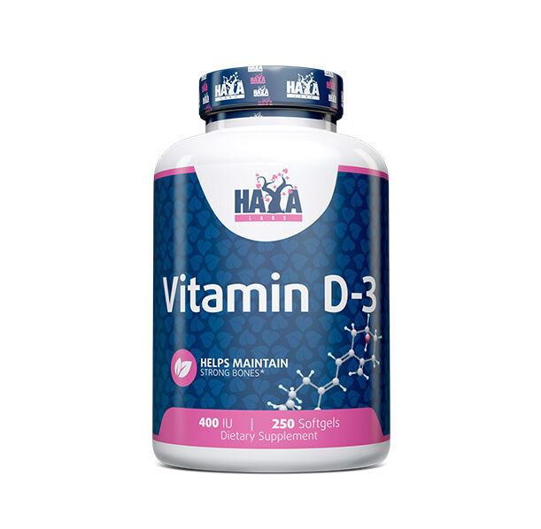 HAYA LABS Vitamin D3 / 400 IU / 250 Softgels