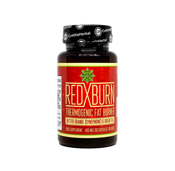 CVETITA HERBAL Red X Burn 400mg / 80 Caps