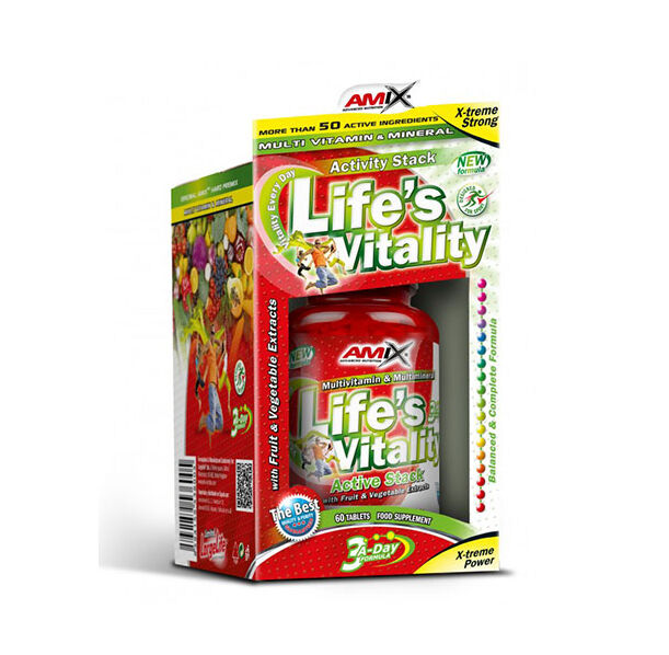 AMIX Life's Vitality Active Stack 60 Tabs.