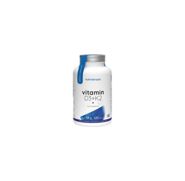 Nutriversum - Vitamin D3 1000 + K2 75 mcg / 120 капсули, 120 дози