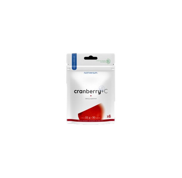 Nutriversum - Cranberry Caps + Vitamin C / 30 капсули, 30 дози