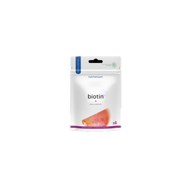Nutriversum - Biotin 5000 mcg / 30 Таблетки, 30 дози
