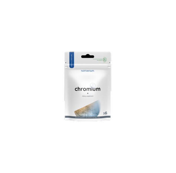 Nutriversum - Chromium Tablet | 200 mcg Chromium Picolinate / 30 Таблетки, 30 дози