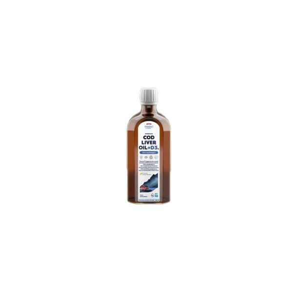 Osavi - Norwegian Cod Liver Oil + D3 | Lemon Flavored Liquid Omega + D3 / 250 мл