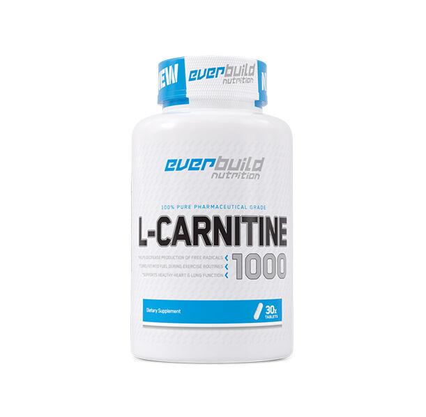 EVERBUILD - L-Carnitine 1000 mg / 30 Tabs (30 дози)