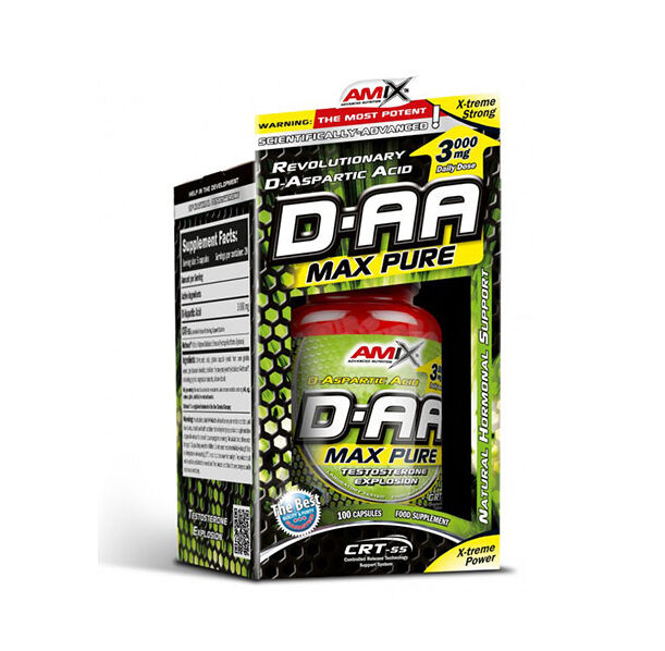 AMIX - D-AA /D-Aspartic Acid/ 100 Caps. (20 дози)