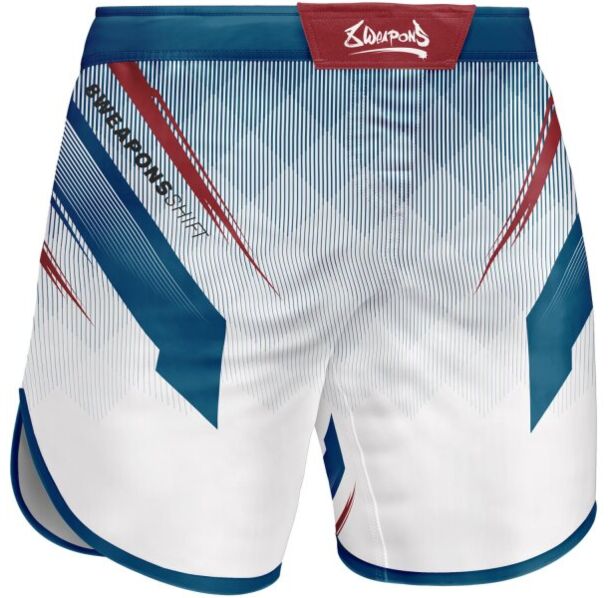 Шорти - 8 WEAPONS - Fight Shorts - Shift - White/Navy/Red
