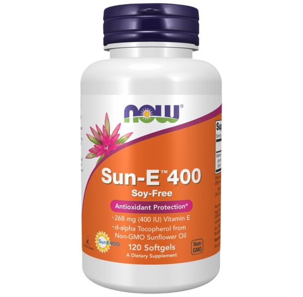 NOW Foods - Vitamin Е / Sun-E 400 IU (120 дози)