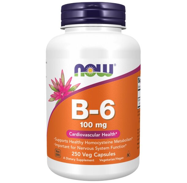 NOW Foods - Vitamin B-6 100 mg (250 дози)