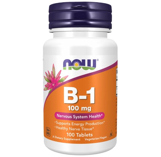 NOW Foods - Vitamin B-1 / Thiamine 100 mg (100 дози)