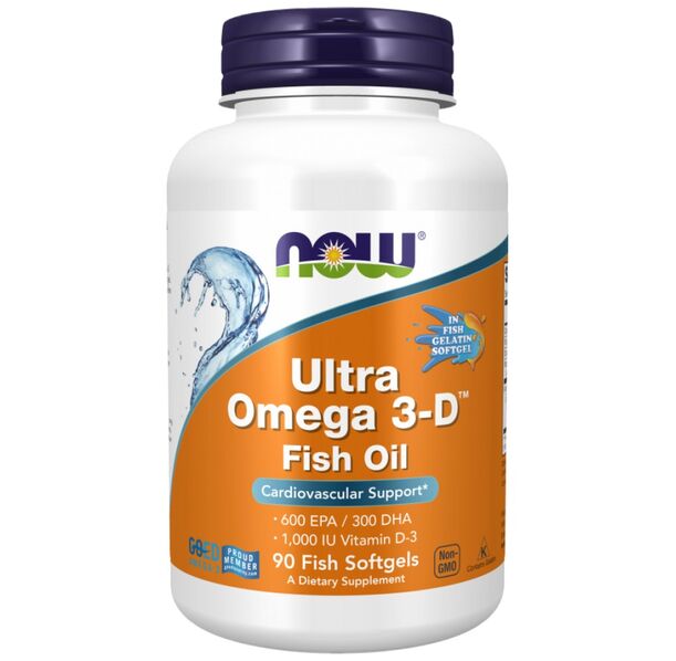 NOW Foods - Ultra Omega 3-D with Vitamin D-3 (90 дози)