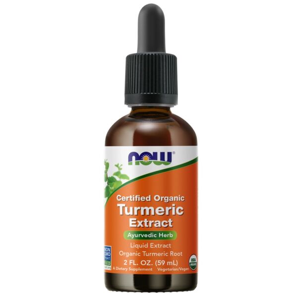 NOW Foods - Turmeric Extract Liquid | Certified Organic (59 дози)