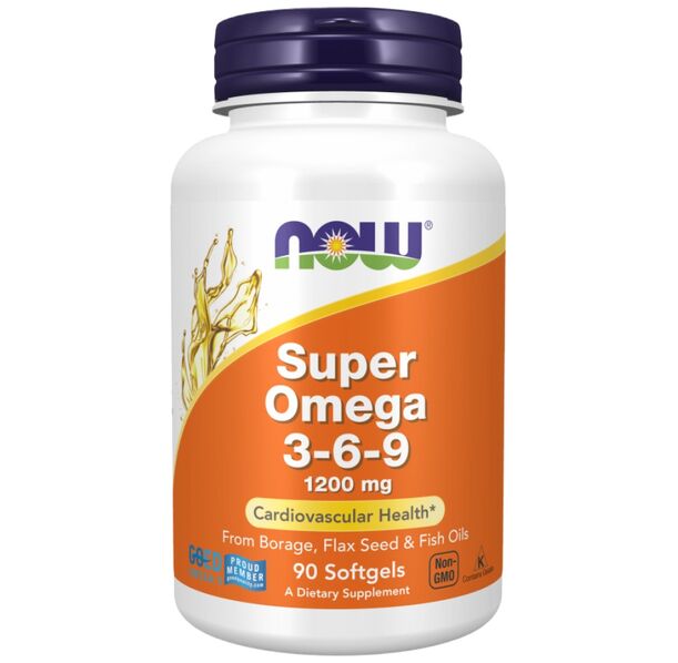 NOW Foods - Super Omega 3-6-9 1200 mg (45 дози)