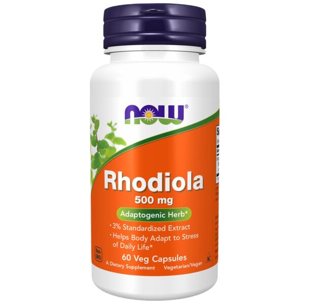 NOW Foods - Rhodiola 500 mg (60 дози)