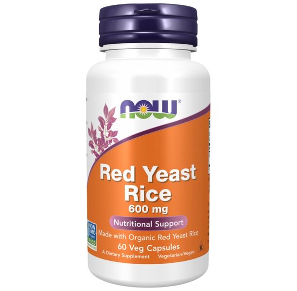 NOW Foods - Red Yeast Rice 600 mg (30 дози)