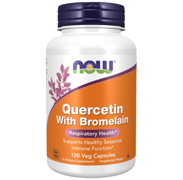 NOW Foods - Quercetin with Bromelain (60 дози)