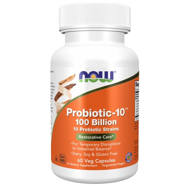 NOW Foods - Probiotic-10 100 Billion (60 дози)