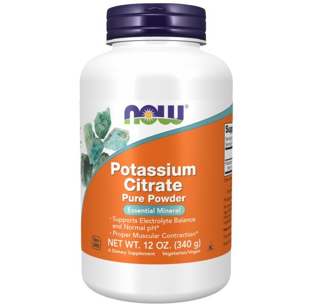 NOW Foods - Potassium Citrate Powder (243 дози)