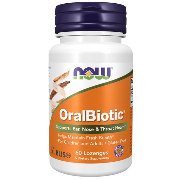 NOW Foods - OralBiotic® | Streptococcus Salivarius