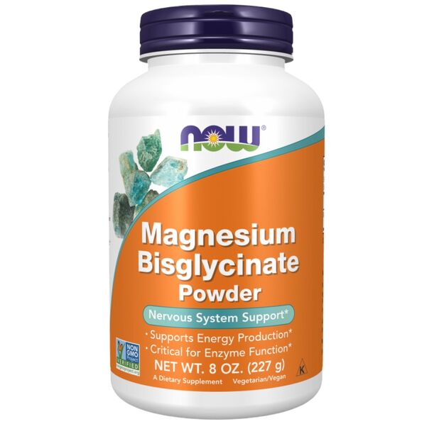 NOW Foods - Magnesium Bisglycinate Powder (91 дози)