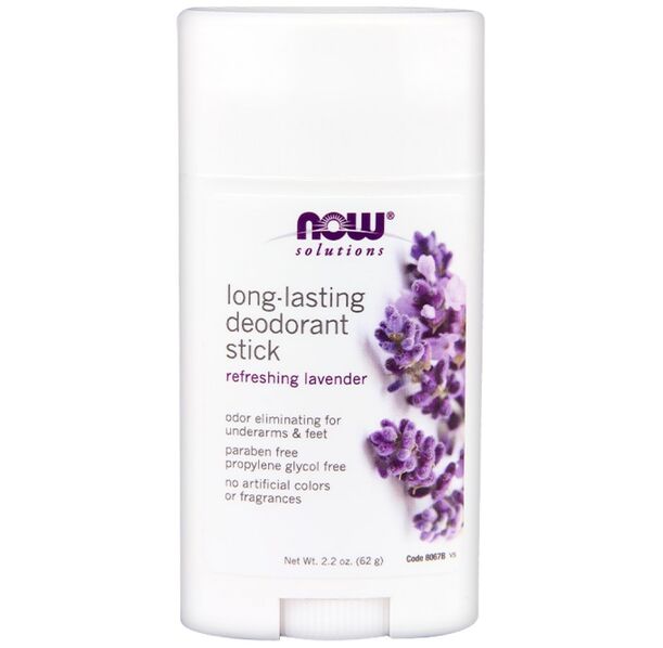 NOW Foods - Long-Lasting Deodorant Stick - Refreshing Lavender