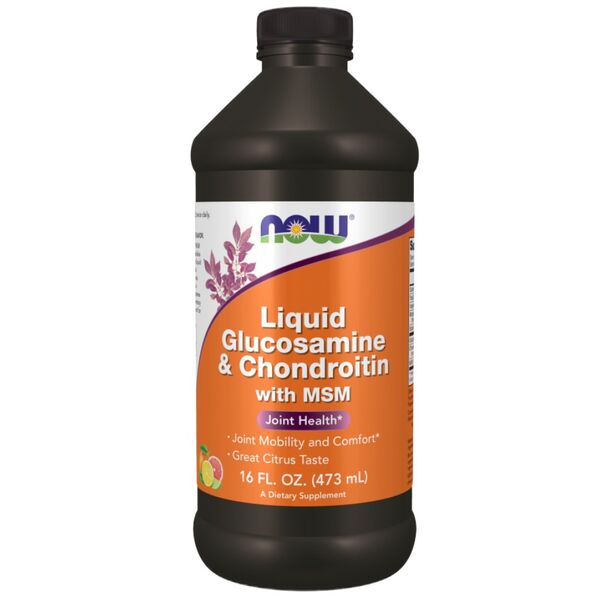 NOW Foods - Liquid Glucosamine & Chondroitin with MSM