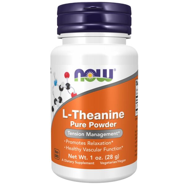 NOW Foods - L-Theanine Pure Powder (93 дози)