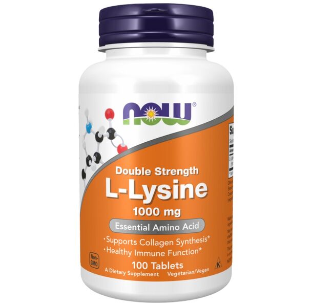 NOW Foods - L-Lysine 1000 mg (100 дози)