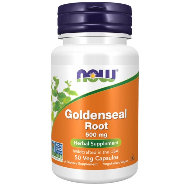 NOW Foods - Goldenseal Root 500 mg (25 дози)