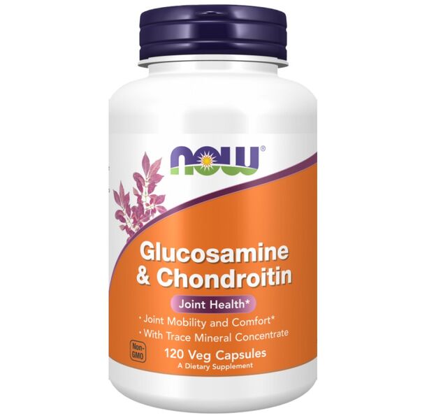 NOW Foods - Glucosamine & Chondroitin With Trace Mineral Concentrate (60 дози)