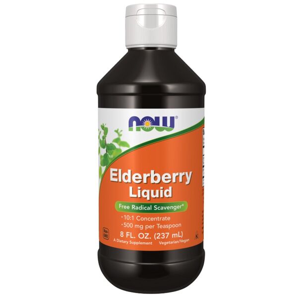 NOW Foods - Elderberry Liquid | 10:1 Concentrate (47 дози)