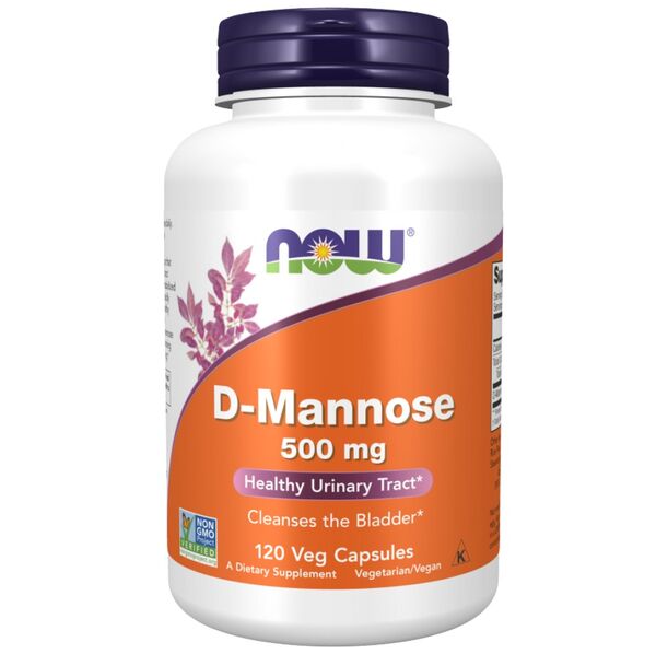 NOW Foods - D-Mannose 500 mg (40 дози)