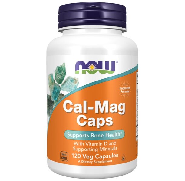 NOW Foods - Cal-Mag Caps (60 дози)