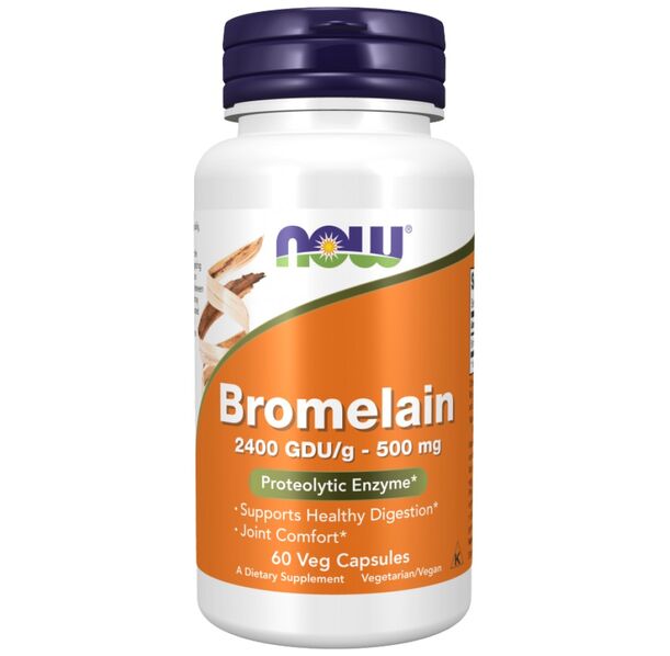 NOW Foods - Bromelain 2400 GDU (60 дози)