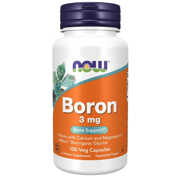 NOW Foods - Boron 3 mg (100 дози)