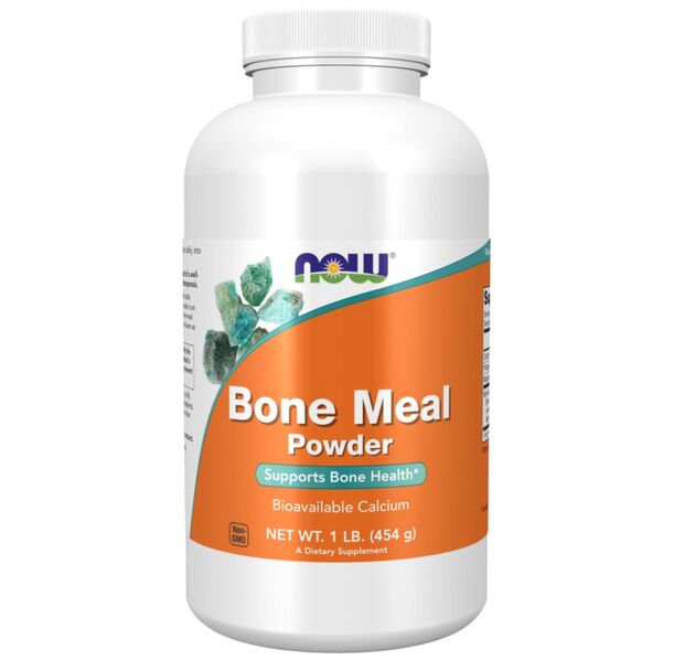 NOW Foods - Bone Meal Powder | Excellent Calcium Source (162 дози)