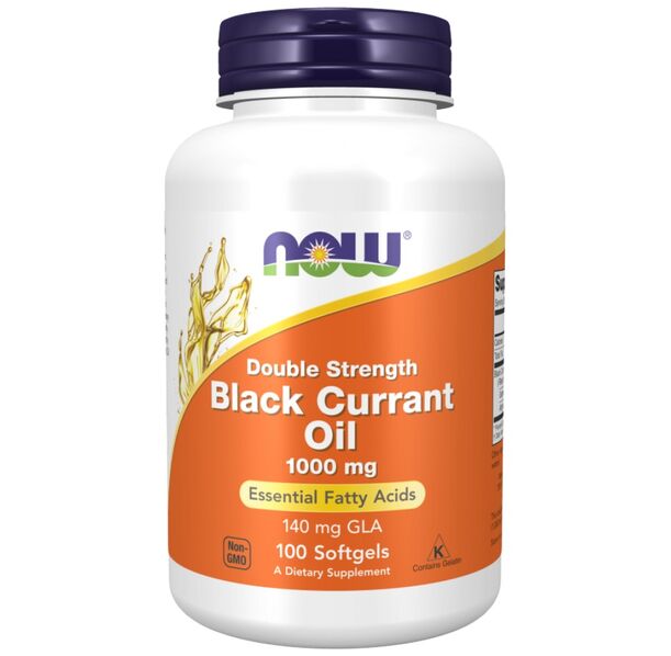 NOW Foods - Black Currant Oil 1000 mg | Double Strength (100 дози)