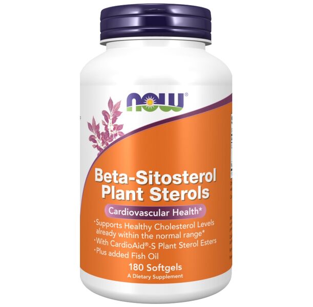 NOW Foods - Beta-Sitosterol Plant Sterols (90 дози)