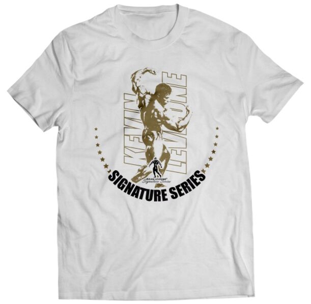 Kevin Levrone - Kevin Levrone T-Shirt | White-Gold