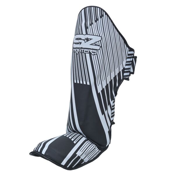 SZ Fighters - Протектори за Муай Тай и Кик Бокс - Plasma 2.0 - Black/White​